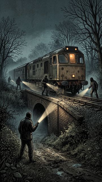 Still from the episode “How to rob a train: ask it nicely to stop”